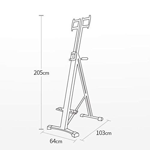 Image of Vertical Climber Exercise Machine Heavy Duty Folding Climbing Machine for Home Workout, Fitness Stair Climber with LCD M