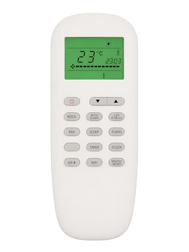 Image of Upix AC Remote No. 215 (No Backlight), Compatible /Replacement for Videocon AC Remote Control (Exactly Same Remote Will Only Work)