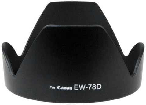 Fotodiox Lens Hood Replacement for EW-78D Compatible with Canon EF 28-200mm f/3.5-5.6 USM and EF-S 18-200mm f/3.5-5.6 is Lens