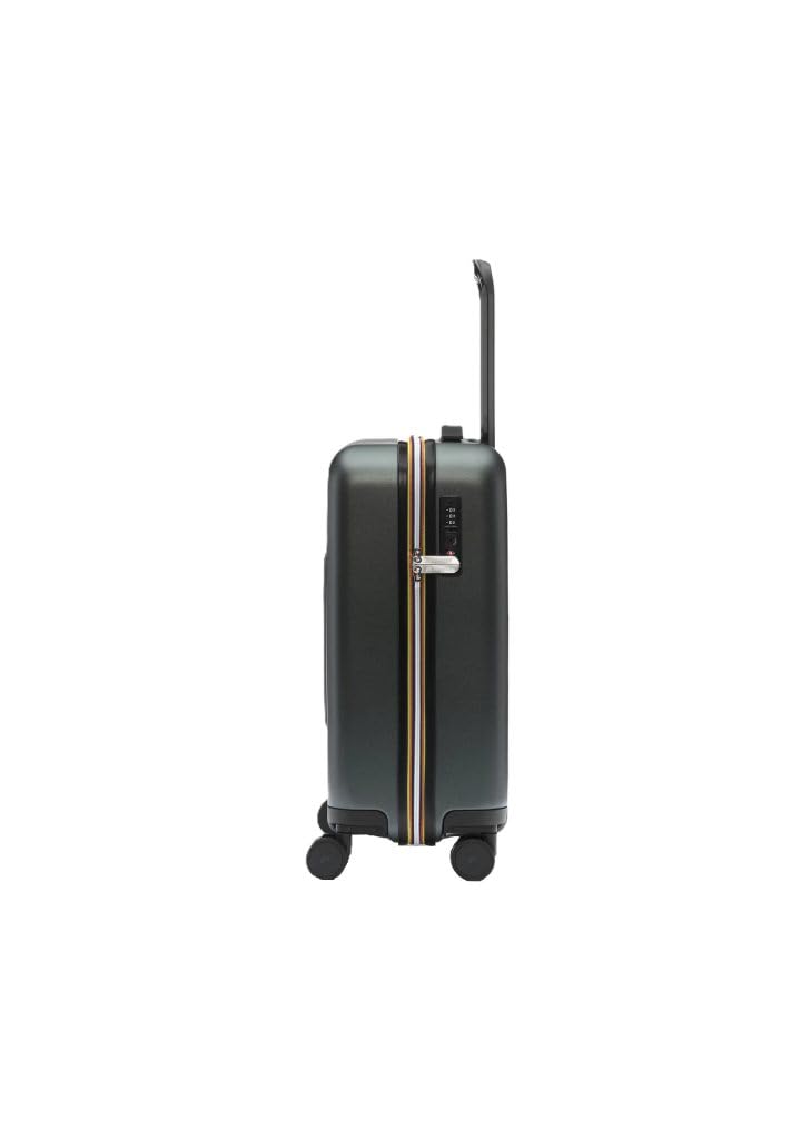 K-Way Wózek kabinowy Eudoxie, zielony, 100% poliwęglan, 55 x 38 x 22 cm, 39 l, 4 koła spinner, zapięcie TSA