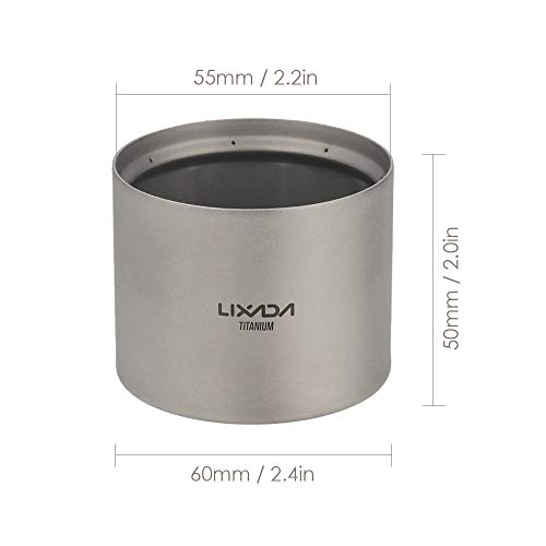 Fogão Externo, Romacci Mini Fogão a Álcool Leve Titanium Liquid Spirit Fogão a Álcool Forno para Aca