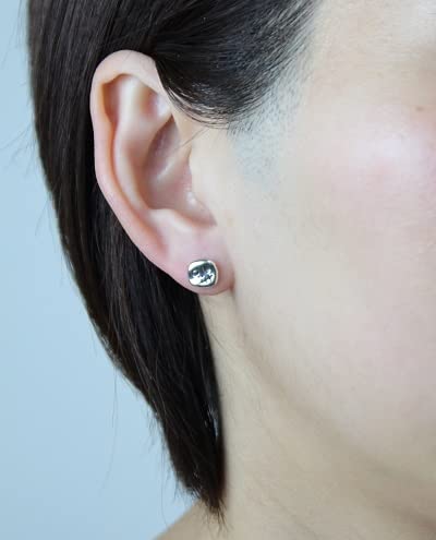 COSUMOSU 925 Sterling Silver Skull Stud Earrings (Pair)3