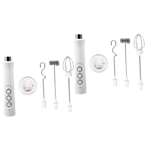 BESTonZON 2 Juegos De Leche Licuadora Cecotec Agitador Eléctrico Licuadora De Mano Mezclador Portátil Batidoras De Mano Licuadora Manual Batir Los Blanco Abdominales Grifo