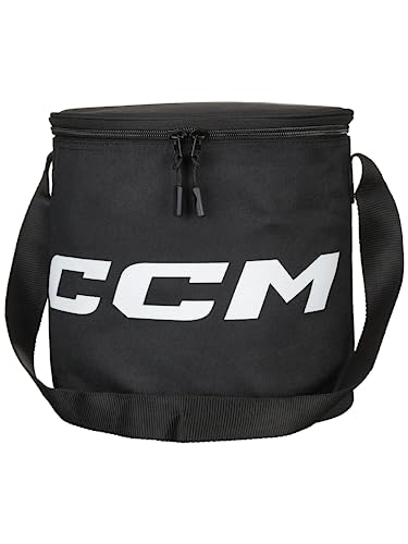 CCM Hockey Puck Bag, Black - Holds up to 50 pucks