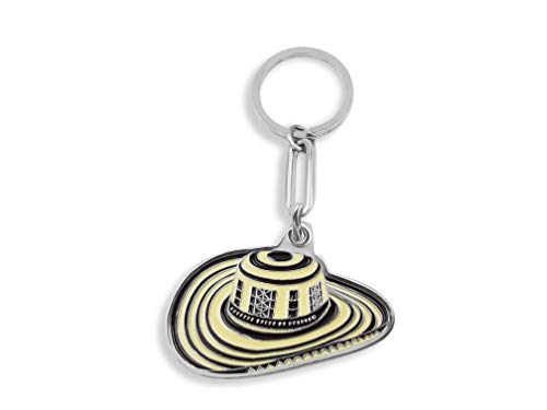 flagsandsouvenirs Colombia Sombrero Vueltiao Keychain