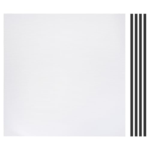 Filtre à poussière PVC blanc pour grille de protection de ventilateur PC - 2