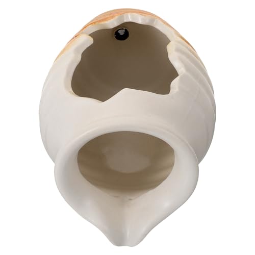 Holibanna Sputacchiera Per Stagno in Vaso Di Ceramica Statua Decorativa Per Fontane e Acquari Ornamentazione Fai Da Te Per Giardini Interni Ed Esterni