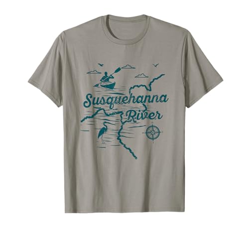 Susquehanna River Nature Lover Kayaking T-Shirt