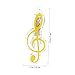 UPKOCH 10-Piece Music Note Clips Set Adjustable Sheet Music Book Holders Sturdy Musical Note Shape Clips for Easy Organization and Secure Page Holding