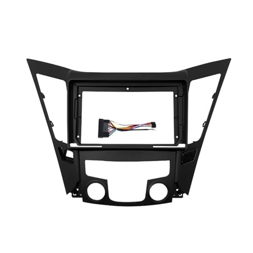 ステレオ鼻隠し に適合する ヒュンダイ用ソナタ 8th 2011 2012 2013-2015 ステレオ CD DVD プレーヤー フェイシア フレーム パネル ベゼル 2 Din カーラジオ フェイシア ダッシュボードフレーム(フレームコードA)