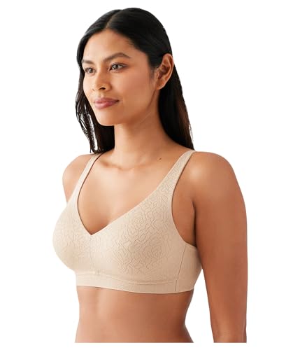 Image of Wacoal Women's Inside Job Unlined Full Coverage Wire Free Bra, 852345