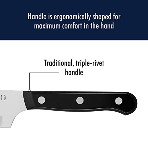 HENCKELS Solution Razor-Sharp Hollow Edge Santoku Knife 5-inch, German Engineered Informed by 100+ Years of Mastery - Image 4