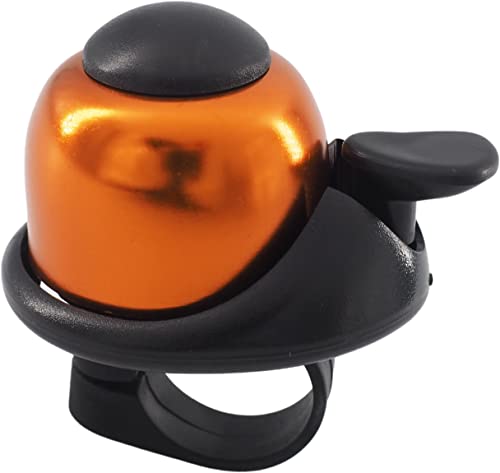 Design Fahrradklingel - Orange - Klingel passend für jedes Fahrrad - ideal für Kinder und Erwachsene Cover
