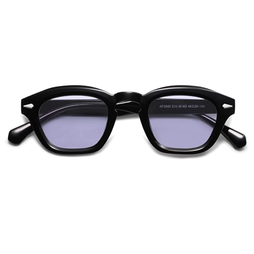 Image of Appassal Small Retro Square Sunglasses for Women Mens Rectangle Sunnies AP3680