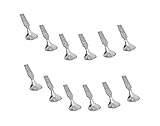 Mini Stainless Steel Spoons Set of 12 Small Spice Box for Kitchen Masala Dabba Tiny Metal for Salt, Sugar, Spices & Condiments Durable, Rustproof, Easy to Clean Mini Serving Spoons