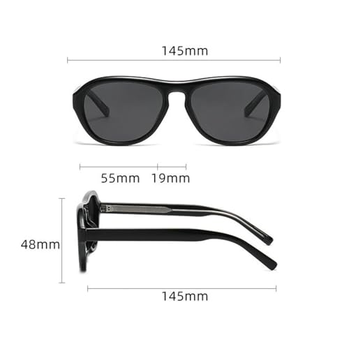 COTIA 2025 Retro Oval Sunglasses for Women Men Classic Square Polarized Sun Glasses Stylish Travelling Outdoor Eyewear4