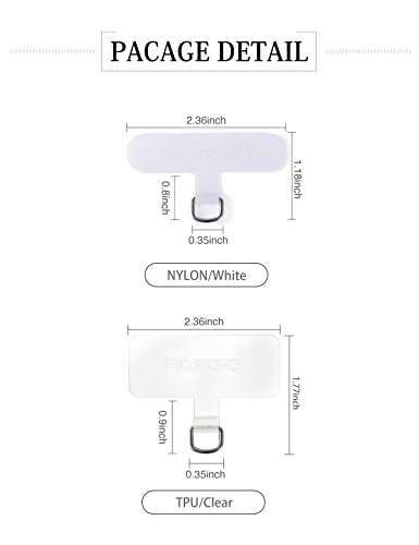 Phone Tether Tab 2 Pack,Universal Phone Lanyard Patch without Clear-gold - Bild 9 von 43