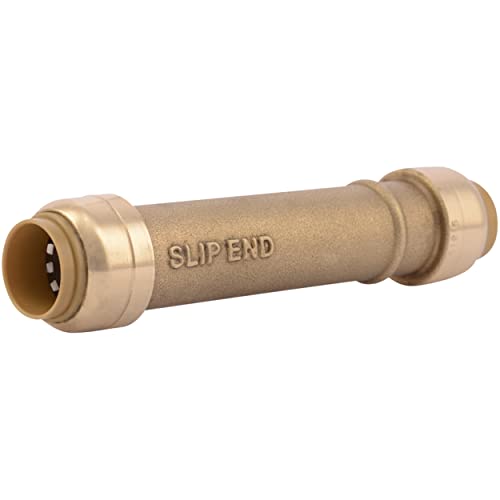 SharkBite U3008LFA Slip Coupling, 1/2-Inch x 1/2-Inch