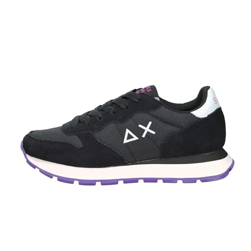 tinta unita SUN68 Donna Sneakers Basse Z45201 Poliestere Nero 38