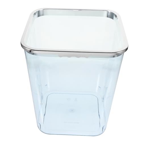 Caneca de basura transparente grande para hogar y oficina