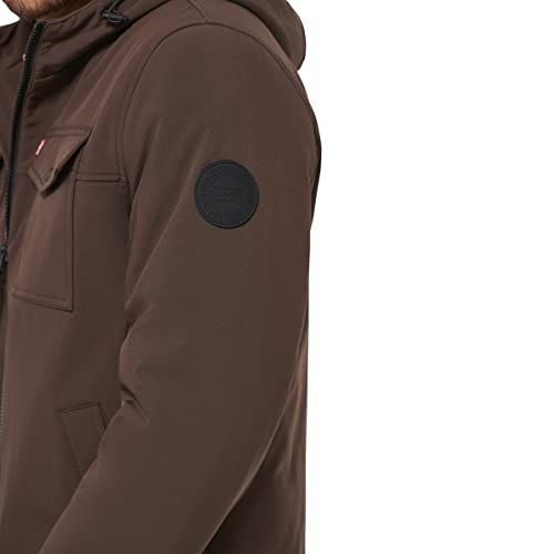 Image of Levi's Men's Soft Shell Two Pocket Hooded Trucker Jacket