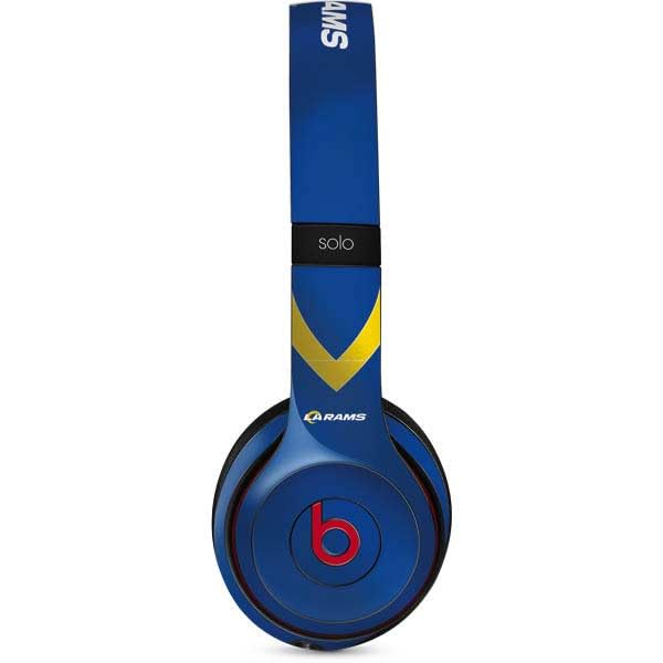 Skinit Decal Audio Skin Compatible with Beats Solo 3 Wireless - Officially Licensed NFL Los Angeles Rams Team Jersey Design