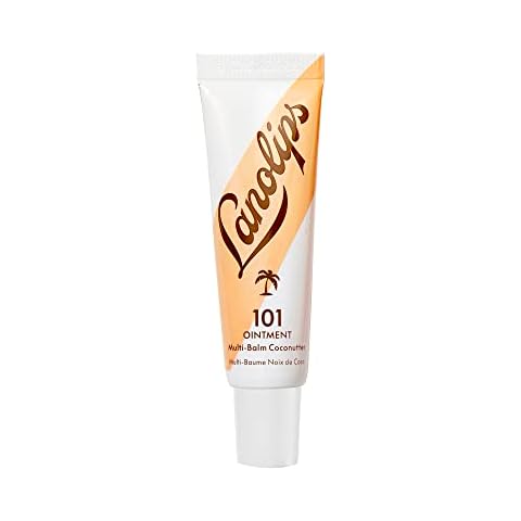 Lanolips 101 Ointment - Lanolin Lip Balm for Smooth, Hydrated & Healthy Lips - Multipurpose Lip Ointment with Lanolin Oil for Dry Lips, Cuticles & More - Coconutter (0.52 oz) Cover
