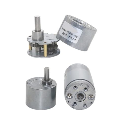 Moteur à engrenages JGB37-555 12V 300 tr/min à haut couple pour robotique - 5