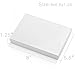 MESHA 8x5.5x1.25 20 Cotton Filled White Jewelry Gift Boxes, Kraft Cardboard Jewelry Boxes, JewelryBox for Small Business & Wearable Nails Enhancement