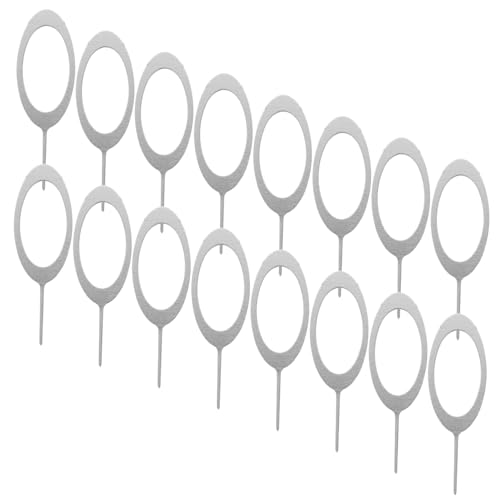 Operitacx 100piezas Aguja para Extraer Tarjeta Sim De Acero Inoxidable Pin para Tarjeta Sim De Teléfono Móvil Herramienta De Extracción De para Teléfonos Inteligentes Viajes y Hogar