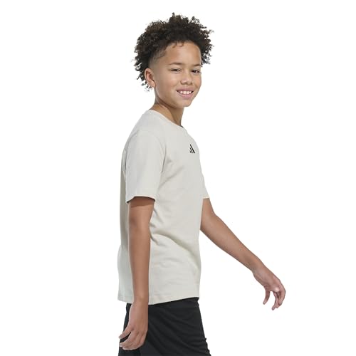 Image of Adidas Boys Short Sleeve Raglan Poly Tee