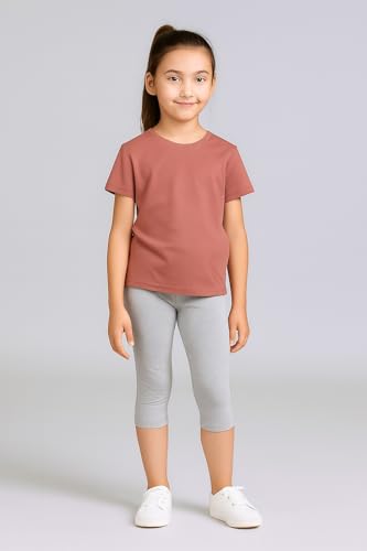 Image of CHARM N CHERISH Girls Cotton 3 /4th Leggings Pack of 1