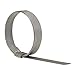 Dixon Stainless Steel Smooth ID Band Clamps, 3/8" Bandwidth - 2" ID (100 pack)
