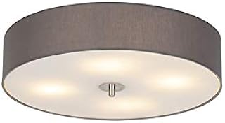 Qazqa - Country Ceiling Lamp I Ceiling Flush ...,