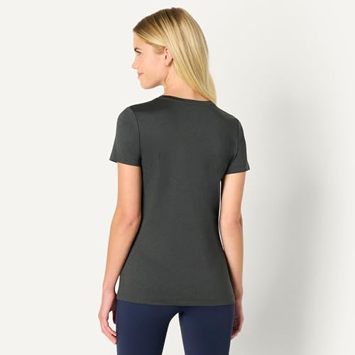 Image of Amazon Essentials Women's Active Quick Dry Tech Stretch Short-Sleeve Crewneck T-Shirt, Multipacks