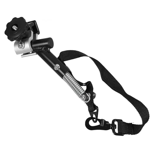 Toyvian Enganche de Remolque para Bicicleta de Acero Correa de Nailon Adaptor para Tubo Redondo 19-32 Mm Accesorio para Remolque de Carga y Bicicleta Eléctrica Conexión Resistente
