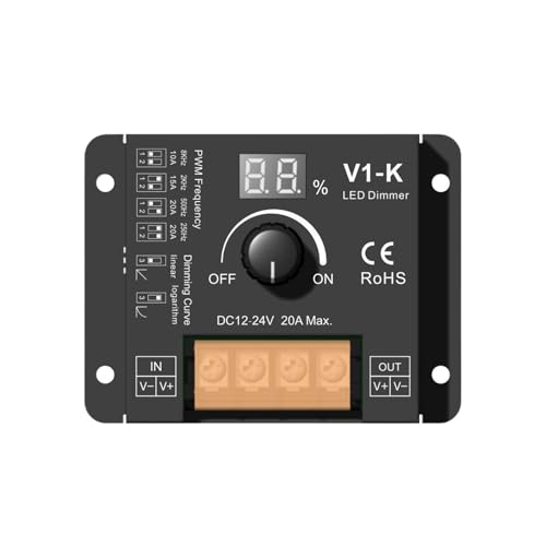 Contrôleur LED V1-K rotatif pour régler l'intensité de votre éclairage sans aucun clignotement