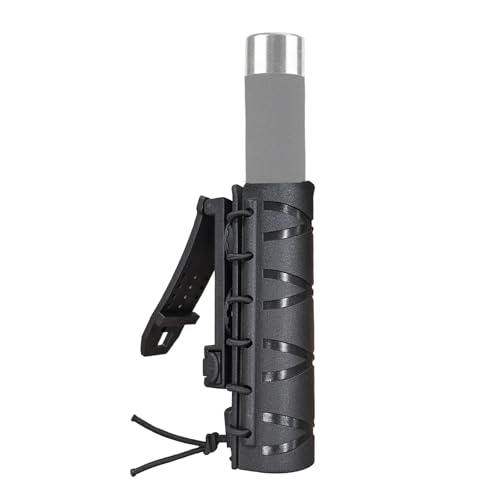 BESWON Universal Baton Holder for Duty Belt 21 to 26 Telescopic/Expandable Baton Holster with 360 Rotatable Belt Clip Molle Baton Pouch for Police LE Security Officer