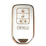 HEYEZQTY 5 Button TPU Key Fob Shell Case Protector for Honda Odyssey EXL Touring 2014...