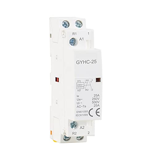 Contacteur ca automatique 2P 25A double contact ouvert 50/60Hz résistant