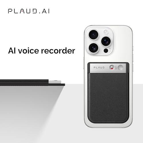 Image of PLAUD Note Smart Voice Recorder, Audio Recorder with Transcribe & Summarize, App Control, 64GB Memory, Perfect for Calls, Meetings, Interviews, Silver