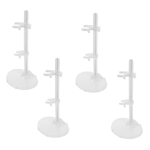 KICHOUSE 4 Juegos Soporte de muñeca muñecas Grandes Pararse Soporte para Modelo de muñeca expositores de muñecas Base de muñeca Estante de sujeción de muñecas de polivinilo