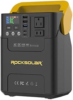 ROCKSOLAR Portable Power Station Adventurer RS328 - 222Wh Backup Lithium Battery Solar Generator