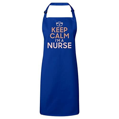 Tablier cuisine infirmière Keep Calm pour éviter les taches de cuisson