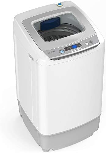 hOmeLabs Portable Washing Machine - 6 Pound Load Capacity, 0.9 Cubic Foot Interior, Top Loading, 5 Wash Cycles, and LED Display - Perfect for Apartments, RVs and Small Space Living