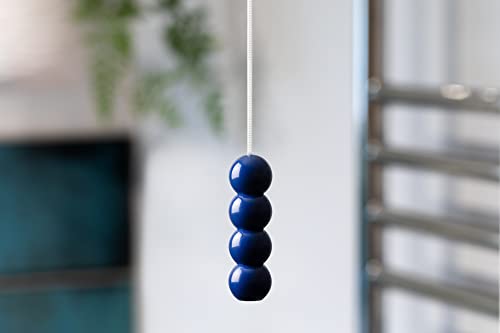 sleeklight Light Pull Cord and Handle. Choice of Navy Blue Handle Type with Ice White Cord. (Bead) - Image 2