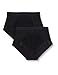 Produktbild Iris & Lilly Damen Höschen mit hohem Bund aus Mikrofaser, 2er-Pack, Schwarz (Black Beauty), XL, Label: XL