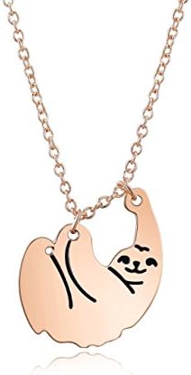Rosa Vila Tiny Sloth Necklace 