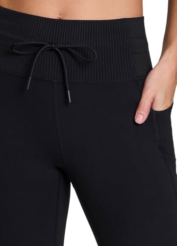 Avalanche Women's Drawstring Waist Gym Hiking Legging Fitted Jogger with Pockets3