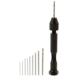 Mini portabrocas mano en madera de herramienta de la joyería poco micro giro